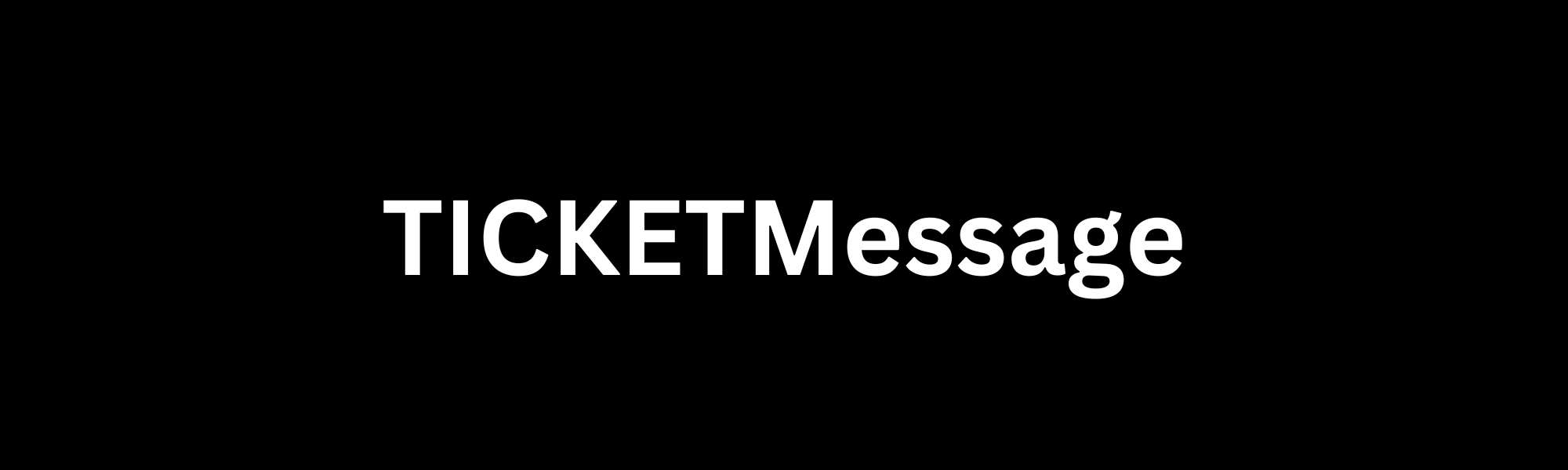 Ticket Message Logo